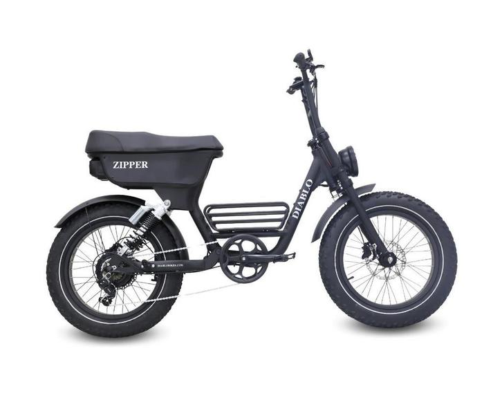 Diablo Zipper Elektrische Fatbike 7-Versnelling Hydraulisch, Fietsen en Brommers, Elektrische fietsen, Nieuw, Ophalen of Verzenden
