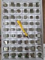 Big lot of pyrite cubes from Navajun, Spain Kubus- 1.7 kg -