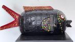 sculptuur, Poisson - 20 cm - Hout, Antiek en Kunst