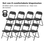 Bardi Partij Klapstoelen 10, 25, 50, 100 Stuks 5 Kleuren PU, Huis en Inrichting, Stoelen, Opvouwbaar met Weersbestendige PU Zitting en Rugleuning 