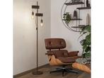 EGLO Townshend 4 Vloerlamp - E27 - 169 cm - Zwart/Bruin, Verzenden, Zo goed als nieuw