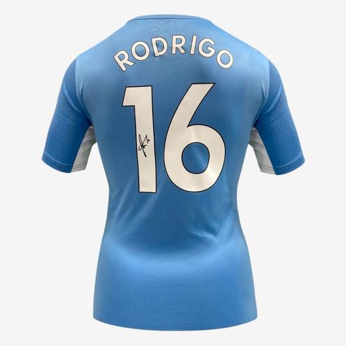 Rodri Signed Manchester City Football Shirt - 2021-22 Home, Verzamelen, Sportartikelen en Voetbal, Ophalen of Verzenden