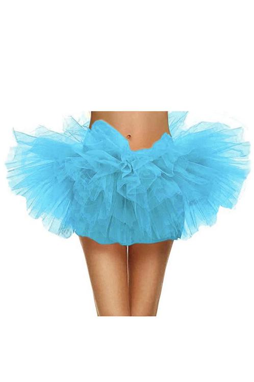 Korte Tutu Lichtblauw Tule Rokje L XL XXL Blauw Petticoat Ro, Kleding | Dames, Carnavalskleding en Feestkleding, Kleding, Nieuw