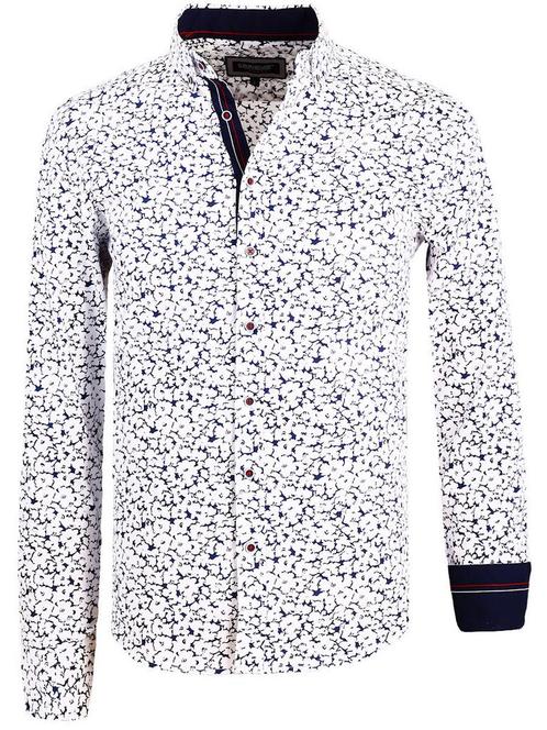Carisma Overhemd Met Bloemenprint Wit 8462, Kleding | Heren, Overhemden, Wit, Nieuw, Verzenden