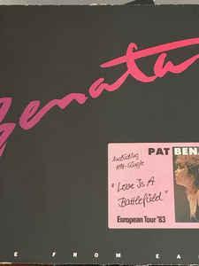 LP gebruikt - Benatar - Live From Earth, Cd's en Dvd's, Vinyl | Rock, Zo goed als nieuw, Verzenden