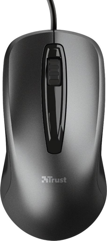 Trust Carve - Optische Muis - USB - Zwart, Computers en Software, Muizen, Verzenden
