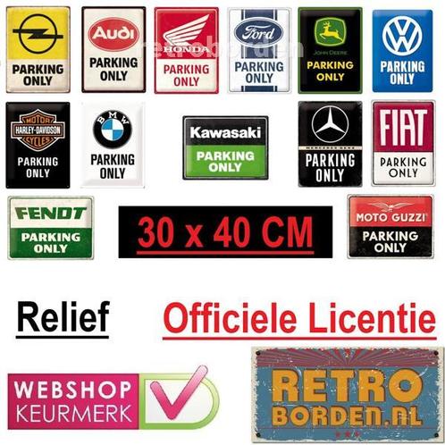 Wand Reclame Bord - Parking Signs - officiele licentie, Huis en Inrichting, Woonaccessoires | Wanddecoraties, Nieuw, Ophalen of Verzenden