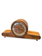 Pendule - FHS Franz Hermle & Sohn - Hout, Messing, Glas -