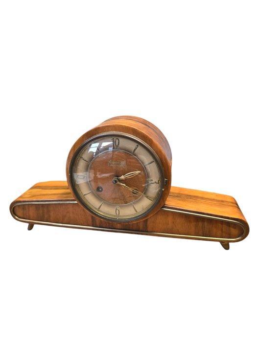 Pendule - FHS Franz Hermle & Sohn - Hout, Messing, Glas -, Antiek en Kunst, Antiek | Klokken