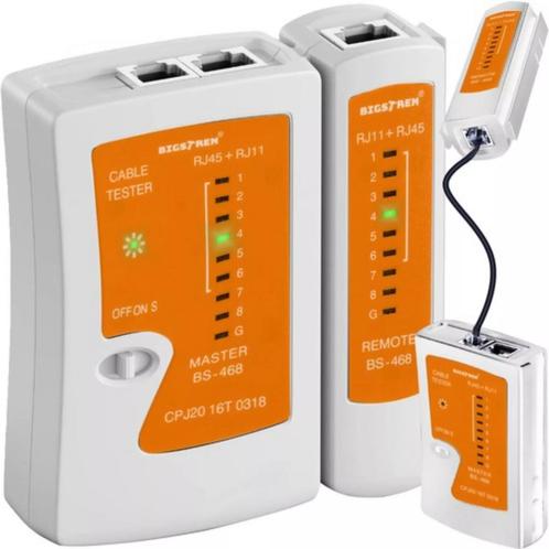 Bigstren RJ45/RJ11 Kabeltester - Diagnosticeer Netwerkkab..., Doe-het-zelf en Verbouw, Gereedschap | Handgereedschap, Nieuw, Ophalen of Verzenden