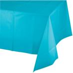 Blauw Tafelkleed Plastic 2,74m, Verzenden, Nieuw