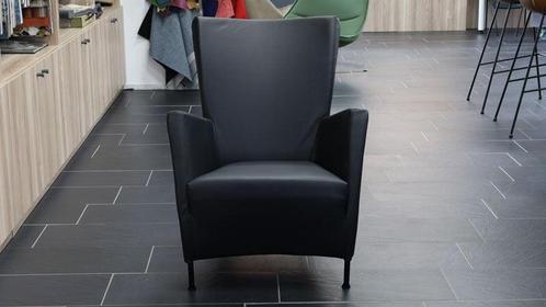 Fauteuil Montis Windy  zwart met zwarte, Huis en Inrichting, Fauteuils, 75 tot 100 cm, Zo goed als nieuw, 50 tot 75 cm, Leer, Ophalen of Verzenden