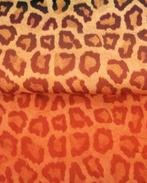 Viscose Gradient Leopard Oranje, Nieuw, Oranje