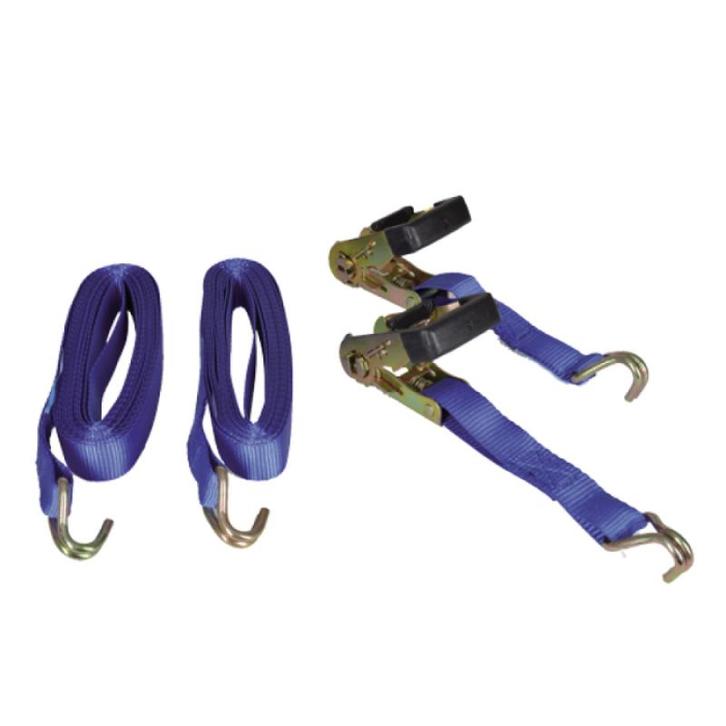 Talamex Spanband 28 mm 6 meter met ratelgesp en J-haak (2, Watersport en Boten, Accessoires en Onderhoud, Nieuw, Ophalen of Verzenden