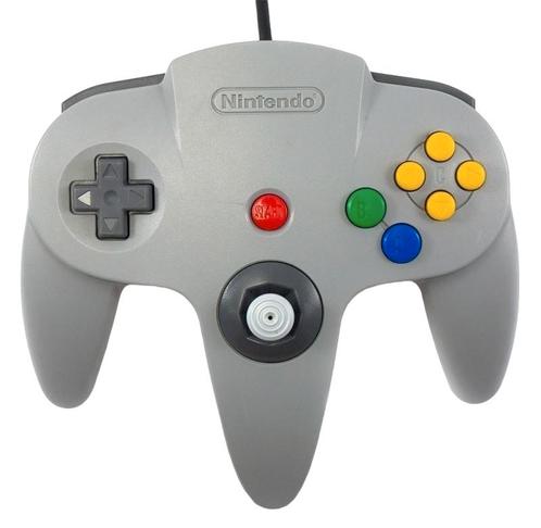 Nintendo N64 Controller - Grijs (Meganisch pookje), Spelcomputers en Games, Spelcomputers | Nintendo Consoles | Accessoires, Zo goed als nieuw