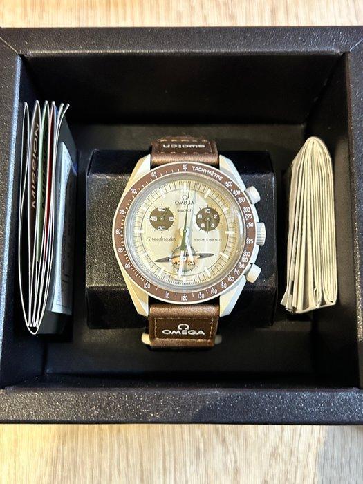 Omega x Swatch - MoonSwatch - Mission to Saturn - Zonder, Sieraden, Tassen en Uiterlijk, Horloges | Heren