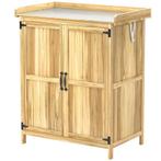 TRUUSK Tuinkast Hout, Weerbestendige Gereedschapsschuur 74x4, Tuin en Terras, Bergingen en Tuinkasten, Verzenden, Nieuw