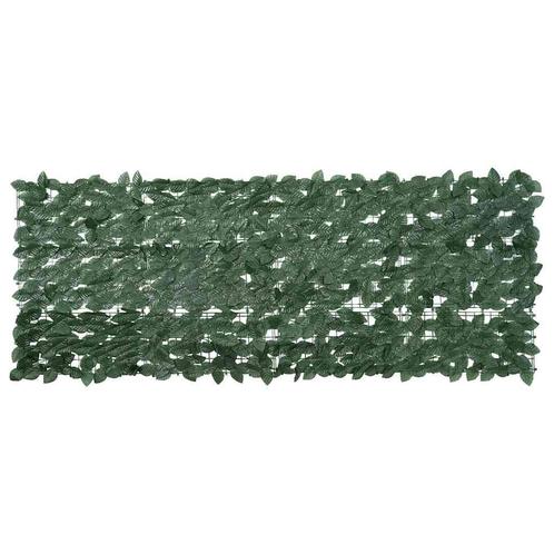 vidaXL Balkonscherm met donkergroene bladeren 200x75 cm, Tuin en Terras, Zonneschermen, Nieuw, Verzenden