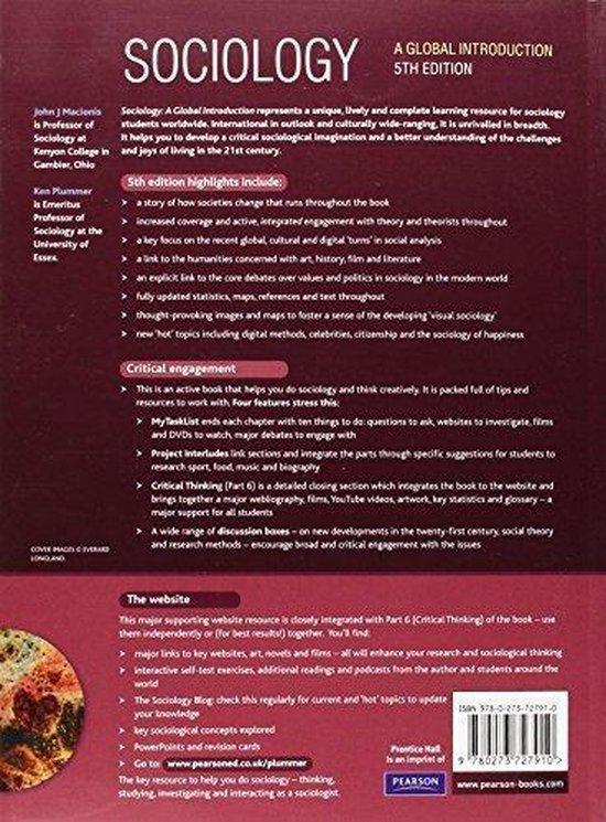 Sociology 9780273727910 Macionis John, Boeken, Taal | Engels, Gelezen, Verzenden