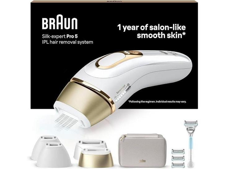 Braun IPL Silk Expert Pro 5 - IPL-ontharingsapparaat - 3, Witgoed en Apparatuur, Persoonlijke-verzorgingsapparatuur, Nieuw, Verzenden
