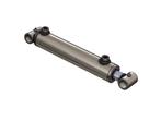 Dubbelwerkende hydraulische cilinder met buisuiteinden 1,5-, Ophalen of Verzenden, Nieuw, Overige merken