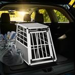 Hondenbench single met rechte achterwand - 65 x 90 x 69,5 cm, Verzenden, Nieuw