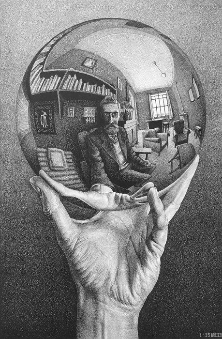 M.C. Escher (1898-1972), after - Hand with Reflecting Sphere, Antiek en Kunst, Antiek | Overige Antiek