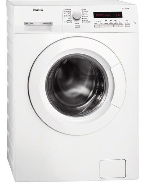 Aeg L73479fl Wasmachine 7kg 1400t, Witgoed en Apparatuur, Wasmachines, Zo goed als nieuw, Voorlader, 85 tot 90 cm, Ophalen of Verzenden