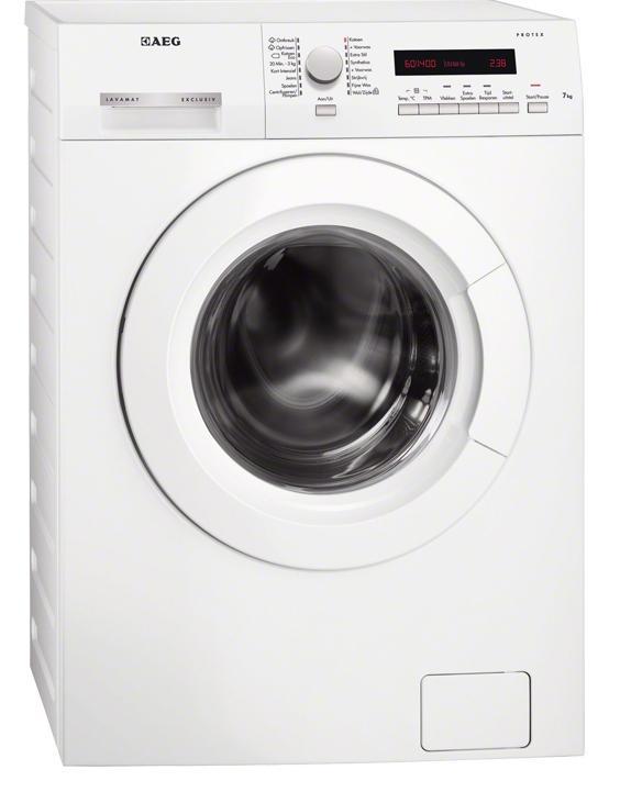 AEG L73479fl - Wasmachine - 7 kg - 1400 tpm - ProTex &, Witgoed en Apparatuur, Wasmachines, Zo goed als nieuw, Voorlader, 85 tot 90 cm