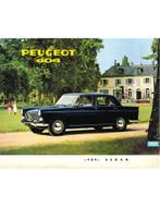 1963 PEUGEOT 404 SEDAN BROCHURE NEDERLANDS, Boeken, Auto's | Folders en Tijdschriften, Nieuw, Peugeot, Author
