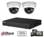 Dahua Full HD-CVI kit 2x dome 2 Megapixel, Audio, Tv en Foto, Videobewaking, Ophalen of Verzenden, Nieuw