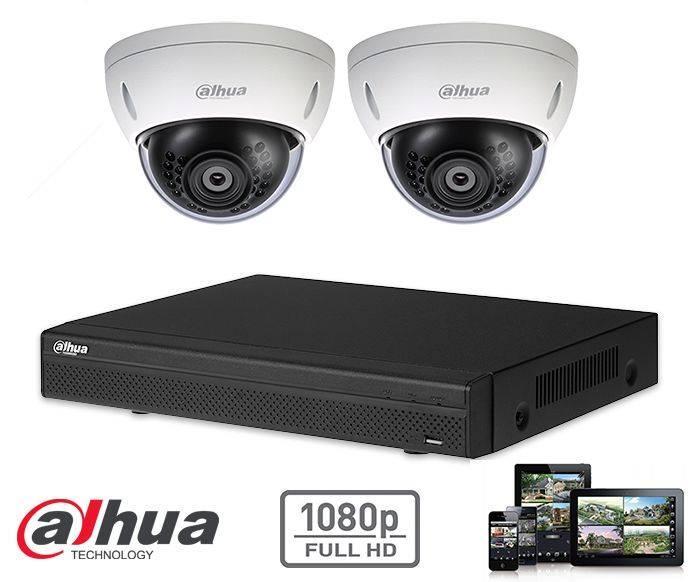 Dahua Full HD-CVI kit 2x dome 2 Megapixel, Audio, Tv en Foto, Videobewaking, Ophalen of Verzenden