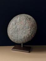 Chavin Steen ceremoniële schotel - 24 cm, Verzamelen, Mineralen en Fossielen