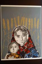 Max Hunziker (1901-1976) - Mutter mit Kind / etching