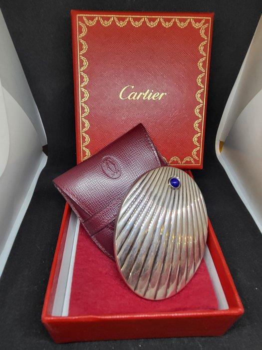 Cartier - Handspiegel - Zilver - Cartier zilveren spiegel, Antiek en Kunst, Antiek | Goud en Zilver