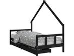 vidaXL - Kinderbedframe - met - lades - 90x200 - cm -, Huis en Inrichting, Slaapkamer | Bedden, Verzenden, Nieuw
