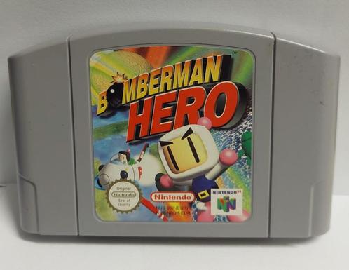 Bomberman Hero losse cassette (Nintendo 64 tweedehands game), Spelcomputers en Games, Games | Nintendo 64, Zo goed als nieuw, Ophalen of Verzenden