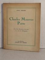 Signé; Paul Dresse - Charles Maurras, poète [Envoi de Paul, Antiek en Kunst