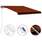 vidaXL Luifel uittrekbaar met windsensor LED 350x250 cm