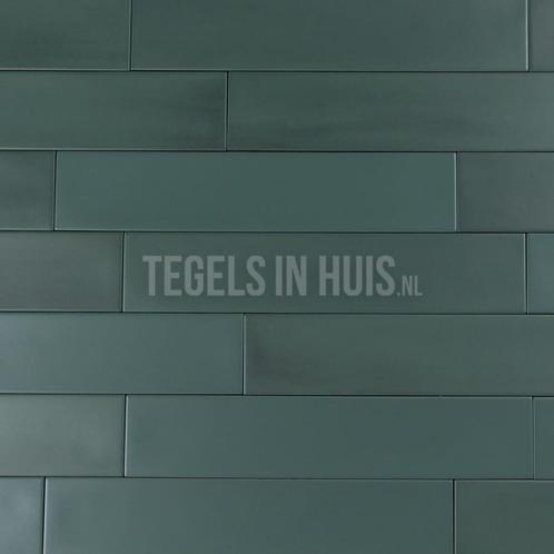 Vloertegel / wandtegel wadi groen 6x30 vloertegel, Doe-het-zelf en Verbouw, Tegels, Vloertegels, Nieuw, 10 m² of meer, Keramiek
