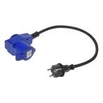 ProPlus Verloopkabel - 40 cm - Schuko naar haakse CEE - I..., Ophalen of Verzenden, Nieuw
