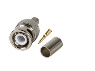 BNC krimp connector RG59 per 5 stuks, Audio, Tv en Foto, Videobewaking, Ophalen of Verzenden