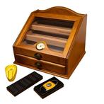 Sigarendoos (4) - cedar - Luxe Humidor set, Verzamelen, Rookartikelen, Aanstekers en Luciferdoosjes, Nieuw