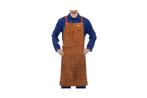 Weldas Lava Brown split rundleder schort 107x80cm, Ophalen of Verzenden
