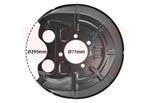 REMSCHIJF BESCHERMER VOOR OPEL SIGNUM 2003-2005 0546220, Auto-onderdelen, Ophalen of Verzenden, Nieuw