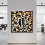Timo Wedell (1994) - Gold Couple Like Banksy - XL · No