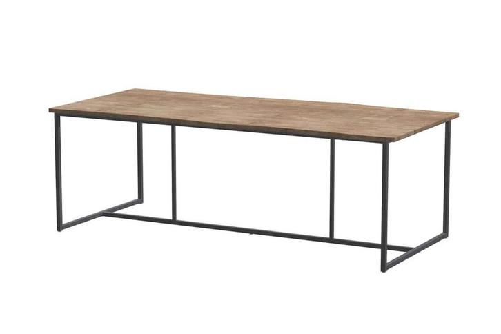 4 Seasons Outdoor Quatro tafel antraciet met Robusto teak, Tuin en Terras, Tuinsets en Loungesets, Ophalen of Verzenden