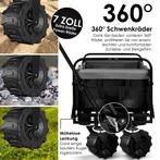 Opvouwbaar bolderwagen - tot 120 kg draagvermogen - bak, Verzenden, Nieuw