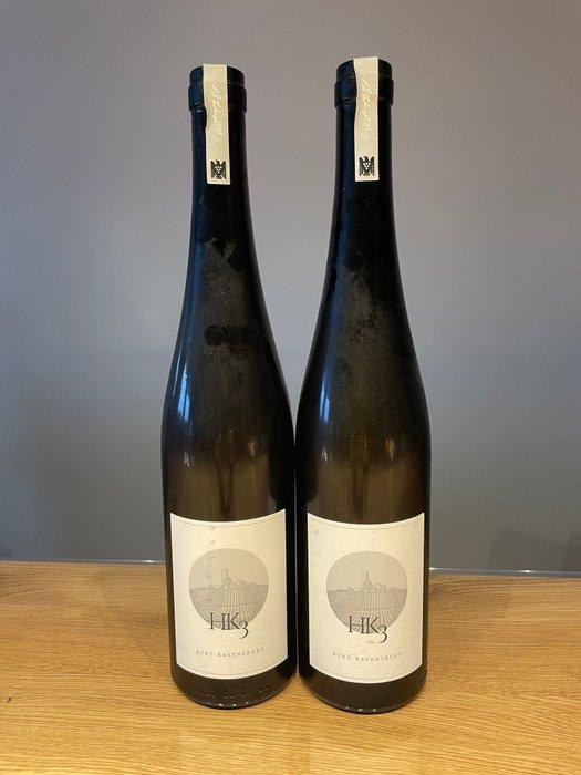 Burg Ravensburg HK3 - Baden - 2 Flessen (0.75 liter), Verzamelen, Wijnen