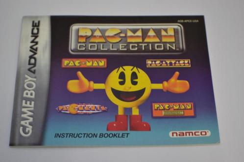 Pac-Man Collection (GBA USA MANUAL), Spelcomputers en Games, Spelcomputers | Nintendo Portables | Accessoires, Zo goed als nieuw